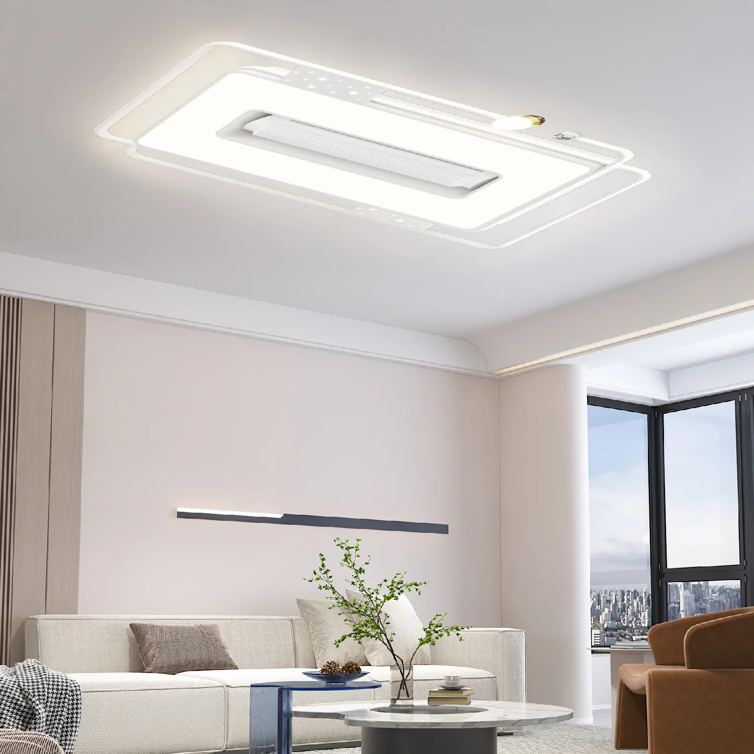 Đèn quạt trần không cánh | Skyline S120